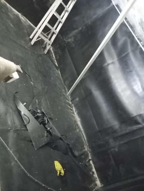 Impermeabilización con geomembrana